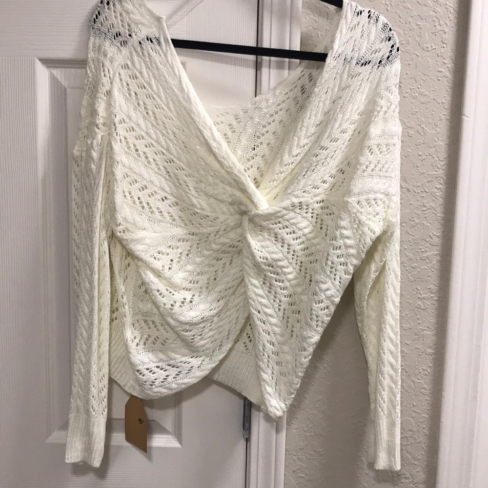 Cream Long Sleeve Sweater
